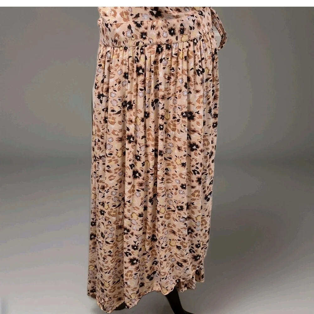Sofia by Sofia Vergara Peach Floral Maxi Dress